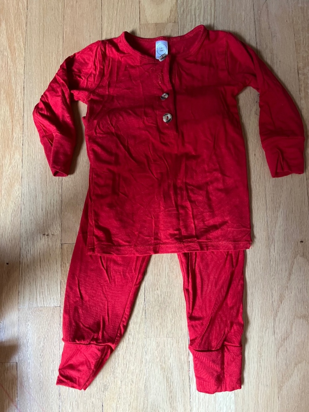 Lou Lou and Company Two Piece set in Red size 6-12 months